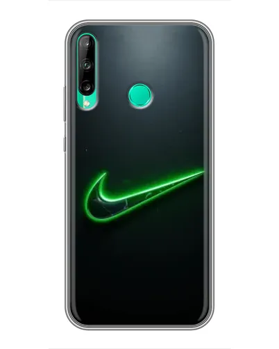 Чохол для Huawei P40 Lite e з картинкою «Неоновий контур Nike»