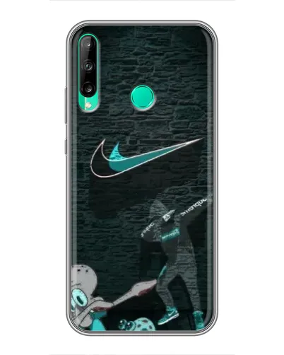 Чохол для Huawei P40 Lite e з картинкою «Спортивний арт Nike»