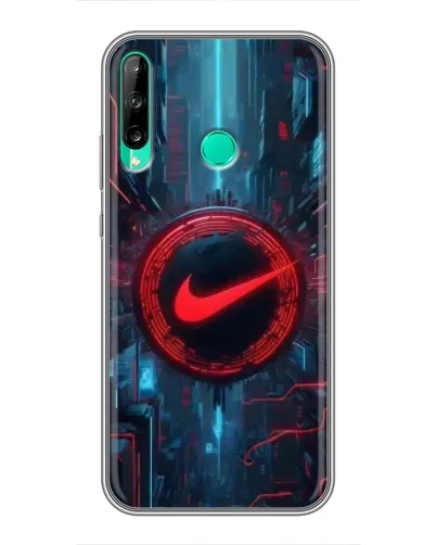 Чохол для Huawei P40 Lite e з картинкою «Техногенний стиль Nike»