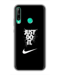 Чохол для Huawei P40 Lite e з картинкою «Текстовий принт Nike»
