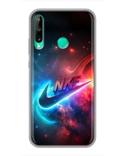 Чохол для Huawei P40 Lite e з картинкою «Вогняний логотип Nike»
