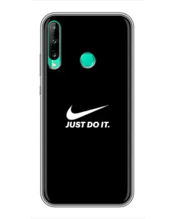 Чохол для Huawei P40 Lite e з картинкою «Мінімалізм від Nike»