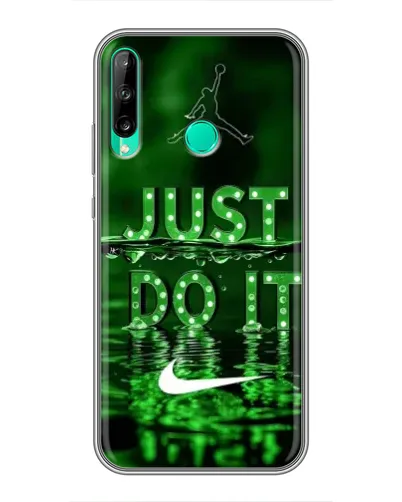 Чохол для Huawei P40 Lite e з картинкою «Зелений неоновий Nike»