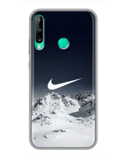 Чохол для Huawei P40 Lite e з картинкою «Nike — зимові гори»