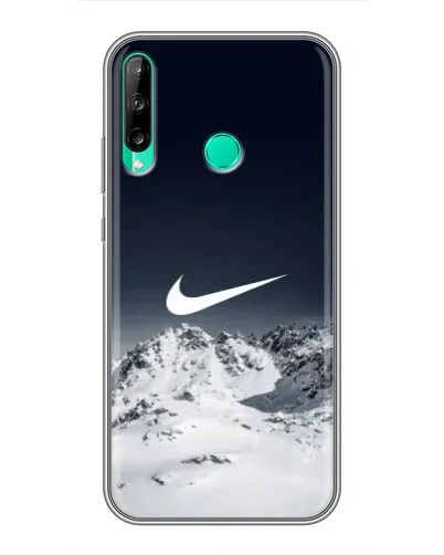 Чохол для Huawei P40 Lite e з картинкою «Nike — зимові гори»