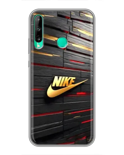Чохол для Huawei P40 Lite e з картинкою «Золотий Nike на металі»