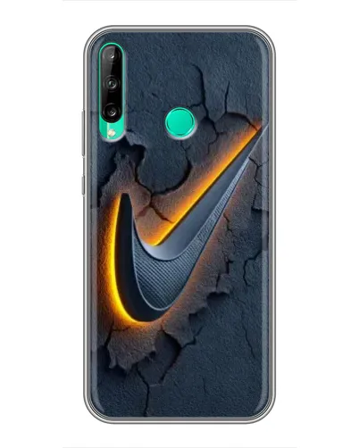 Чохол для Huawei P40 Lite e з картинкою «Об'ємний логотип Найк»