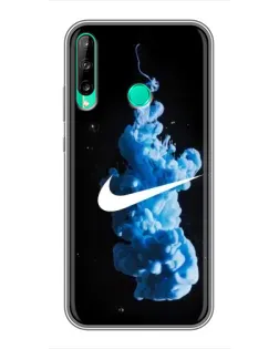 Чохол для Huawei P40 Lite e з картинкою «Nike та синій дим»