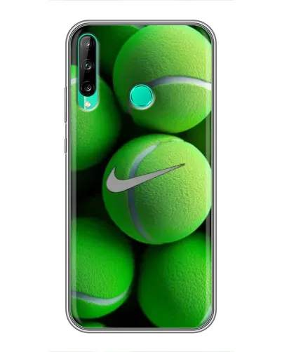 Чохол для Huawei P40 Lite e з картинкою «Тенісні м'ячі Найк»
