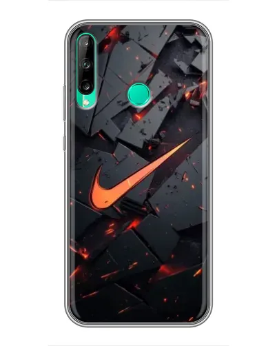 Чохол для Huawei P40 Lite e з картинкою «Nike — ефект розломів»