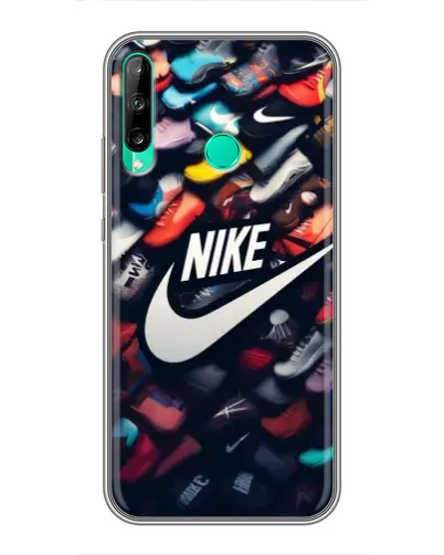 Чохол для Huawei P40 Lite e з картинкою «Колекція кросівок Nike»