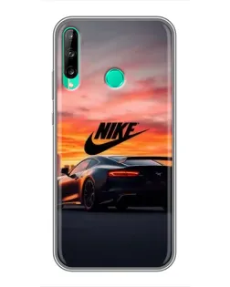 Чохол для Huawei P40 Lite e з картинкою «Nike та суперкар»