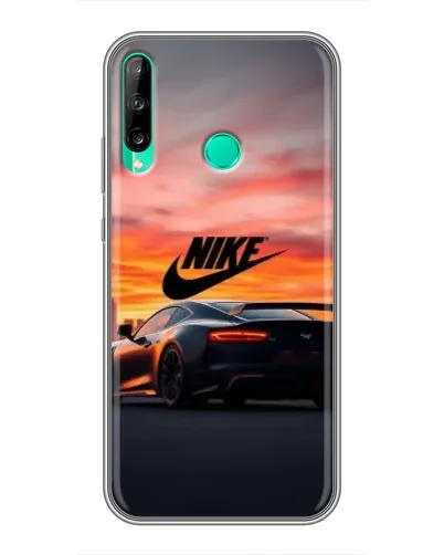 Чохол для Huawei P40 Lite e з картинкою «Nike та суперкар»