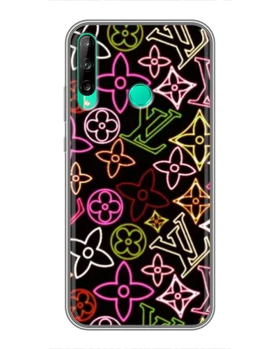 Чехол для Huawei P40 Lite e с картинкой «Неоновый микс Nike»