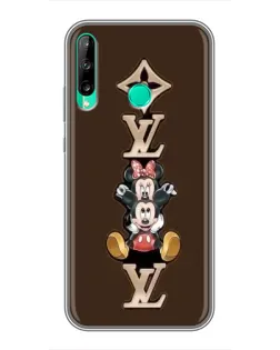 Чехол для Huawei P40 Lite e с картинкой «LV и Микки Маус» Чехол для Huawei P40 Lite e с картинкой «LV и Микки Маус»