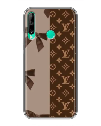 Чехол для Huawei P40 Lite e с картинкой «Louis Vuitton — банты»