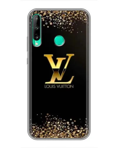 Чехол для Huawei P40 Lite e с картинкой «LV — золотые искры»