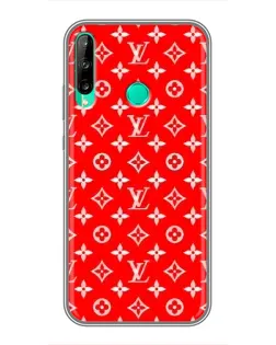 Чехол для Huawei P40 Lite e с картинкой «Яркий паттерн LV» Чехол для Huawei P40 Lite e с картинкой «Яркий паттерн LV»