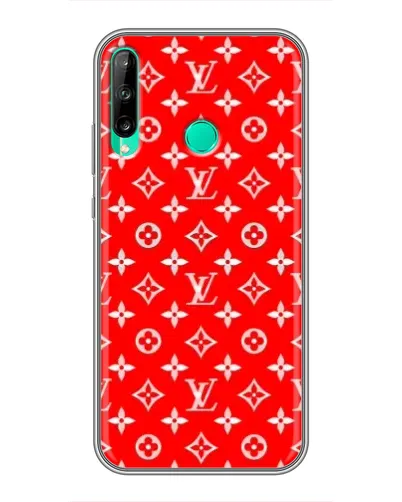 Чехол для Huawei P40 Lite e с картинкой «Яркий паттерн LV»