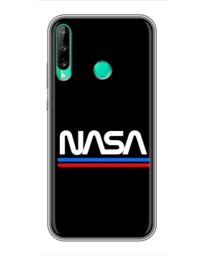 Чехол для Huawei P40 Lite e с картинкой «NASA — классика Red Blue»