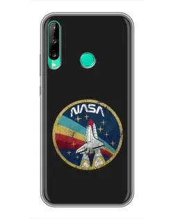 Чохол для Huawei P40 Lite e з картинкою «NASA — емблема місії» Чохол для Huawei P40 Lite e з картинкою «NASA — емблема місії»