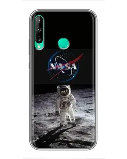Чохол для Huawei P40 Lite e з картинкою «Астронавт на Місяці» Чохол для Huawei P40 Lite e з картинкою «Астронавт на Місяці»