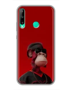 Чохол для Huawei P40 Lite e з картинкою «Bored Ape в червоному» Чохол для Huawei P40 Lite e з картинкою «Bored Ape в червоному»
