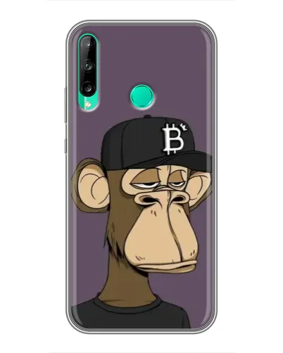 Чохол для Huawei P40 Lite e з картинкою «Bored Ape в кепці»