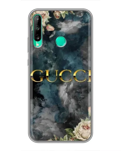 Чохол для Huawei P40 Lite e з картинкою «Абстрактні квіти Gucci» Чохол для Huawei P40 Lite e з картинкою «Абстрактні квіти Gucci»