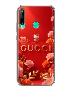Чохол для Huawei P40 Lite e з картинкою «Gucci — золотий сад»