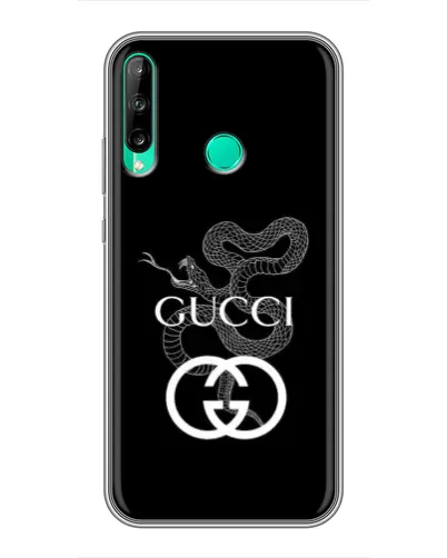 Чохол для Huawei P40 Lite e з картинкою «Gucci — срібна змія» Чохол для Huawei P40 Lite e з картинкою «Gucci — срібна змія»