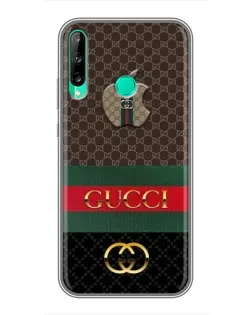 Чохол для Huawei P40 Lite e з картинкою «Gucci — брендований десерт»