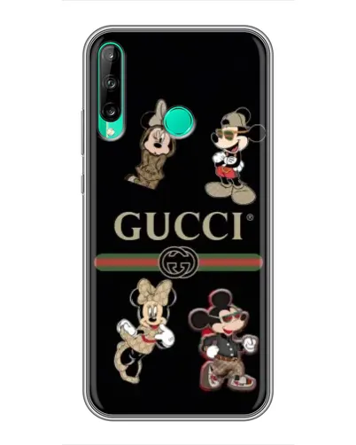 Чохол для Huawei P40 Lite e з картинкою «Gucci — герої Disney та монограма» Чохол для Huawei P40 Lite e з картинкою «Gucci — герої Disney та монограма»
