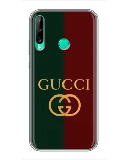 Чохол для Huawei P40 Lite e з картинкою «Gucci — темно-зелений градієнт»