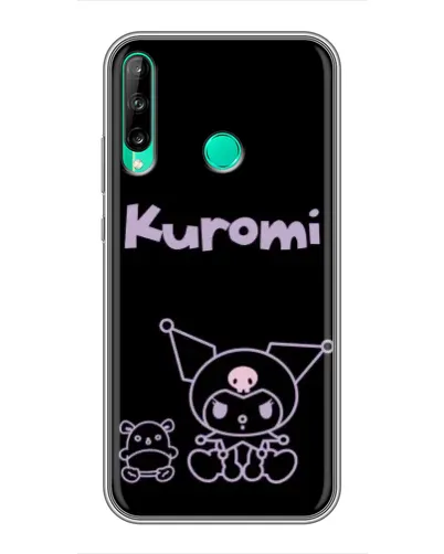 Чехол для Huawei P40 Lite e с картинкой «Kuromi — черный минимализм» Чехол для Huawei P40 Lite e с картинкой «Kuromi — черный минимализм»