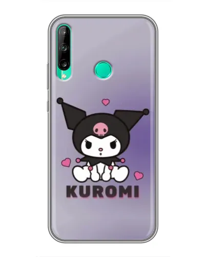 Чехол для Huawei P40 Lite e с картинкой «Kuromi — фиолетовый арт» Чехол для Huawei P40 Lite e с картинкой «Kuromi — фиолетовый арт»