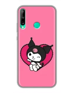 Чехол для Huawei P40 Lite e с картинкой «Kuromi — любовь в сердце» Чехол для Huawei P40 Lite e с картинкой «Kuromi — любовь в сердце»