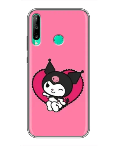 Чехол для Huawei P40 Lite e с картинкой «Kuromi — любовь в сердце» Чехол для Huawei P40 Lite e с картинкой «Kuromi — любовь в сердце»
