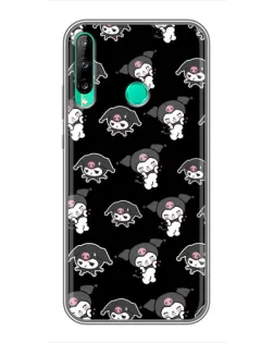 Чехол для Huawei P40 Lite e с картинкой «Черный паттерн Kuromi» Чехол для Huawei P40 Lite e с картинкой «Черный паттерн Kuromi»