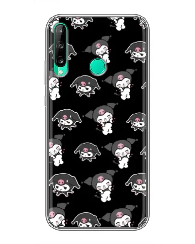 Чехол для Huawei P40 Lite e с картинкой «Черный паттерн Kuromi» Чехол для Huawei P40 Lite e с картинкой «Черный паттерн Kuromi»