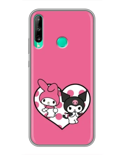 Чехол для Huawei P40 Lite e с картинкой «Kuromi и My Melody» Чехол для Huawei P40 Lite e с картинкой «Kuromi и My Melody»