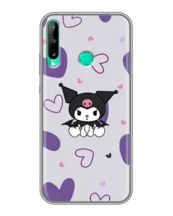Чехол для Huawei P40 Lite e с картинкой «Kuromi и лавандовые сердца» Чехол для Huawei P40 Lite e с картинкой «Kuromi и лавандовые сердца»