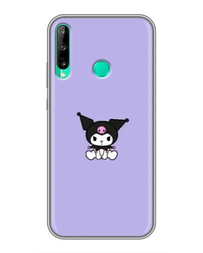 Чехол для Huawei P40 Lite e с картинкой «Kuromi — фиолетовый минимализм» Чехол для Huawei P40 Lite e с картинкой «Kuromi — фиолетовый минимализм»