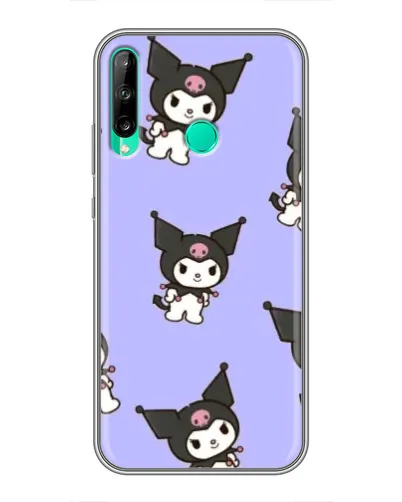 Чехол для Huawei P40 Lite e с картинкой «Паттерн с Kuromi» Чехол для Huawei P40 Lite e с картинкой «Паттерн с Kuromi»