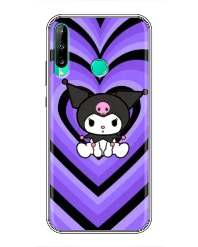 Чехол для Huawei P40 Lite e с картинкой «Kuromi и фиолетовые сердца» Чехол для Huawei P40 Lite e с картинкой «Kuromi и фиолетовые сердца»
