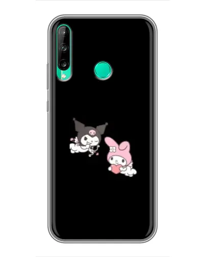 Чехол для Huawei P40 Lite e с картинкой «My Melody и Kuromi» Чехол для Huawei P40 Lite e с картинкой «My Melody и Kuromi»