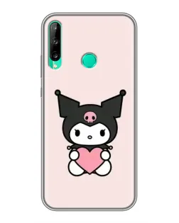 Чехол для Huawei P40 Lite e с картинкой «Kuromi и сердце» Чехол для Huawei P40 Lite e с картинкой «Kuromi и сердце»