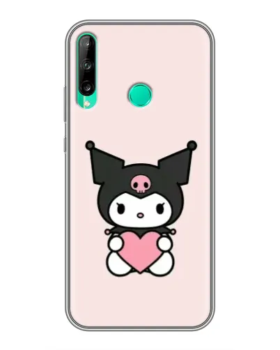 Чехол для Huawei P40 Lite e с картинкой «Kuromi и сердце» Чехол для Huawei P40 Lite e с картинкой «Kuromi и сердце»
