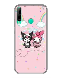 Чехол для Huawei P40 Lite e с картинкой «My Melody и Kuromi» Чехол для Huawei P40 Lite e с картинкой «My Melody и Kuromi»