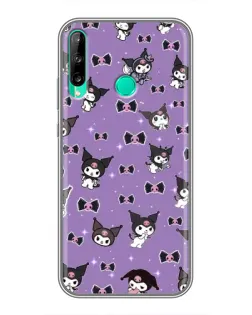 Чехол для Huawei P40 Lite e с картинкой «Kuromi — паттерн» Чехол для Huawei P40 Lite e с картинкой «Kuromi — паттерн»